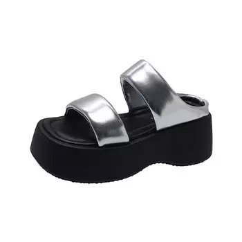 Шлепанцы женские Obwa, серебряный