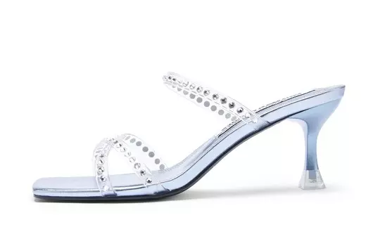 Шлепанцы женские прозрачные Toomanyshoes, цвет Clear