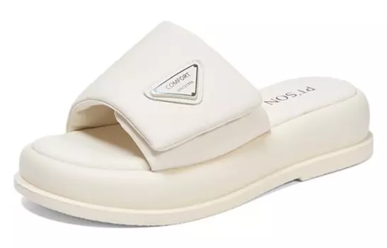 Шлепанцы женские Pt'Son, белый