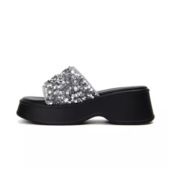 Шлепанцы женские Pt'Son, черный