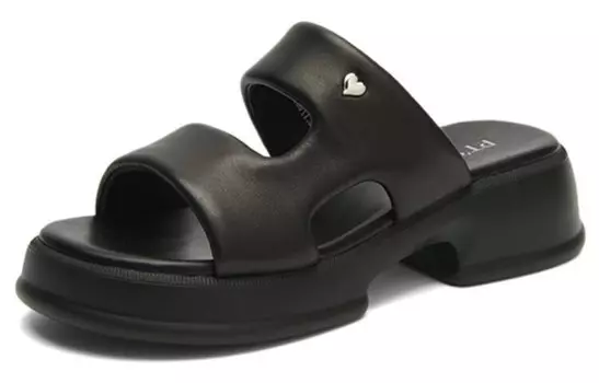 Шлепанцы женские Pt'Son, черный