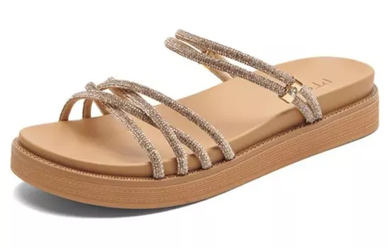 Шлепанцы женские Pt'Son, цвет Apricot