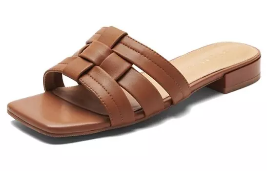 Шлепанцы женские Pt'Son, коричневый