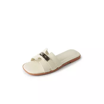 Шлепанцы женские Pvaj, серебряный