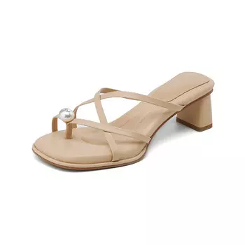 Шлепанцы женские Pwpj, цвет Apricot