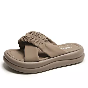 Шлепанцы женские Reihung, хаки