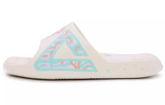 Шлепанцы женские розовые/белые Peak