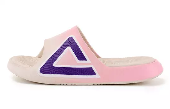 Шлепанцы женские розовые/белые с оттенком Peak