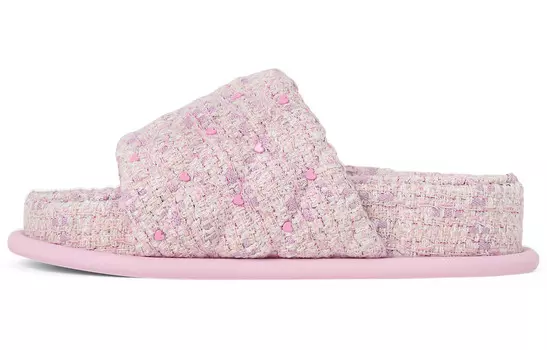 Шлепанцы женские розовые Charles&Keith