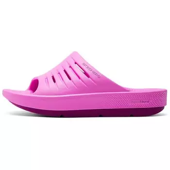 Шлепанцы женские розовые Skechers