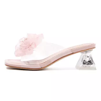 Шлепанцы женские розовый Cameido, розовый