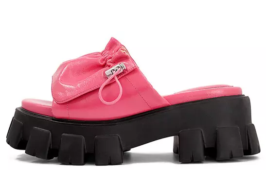 Шлепанцы женские розовый/черный Cicifor