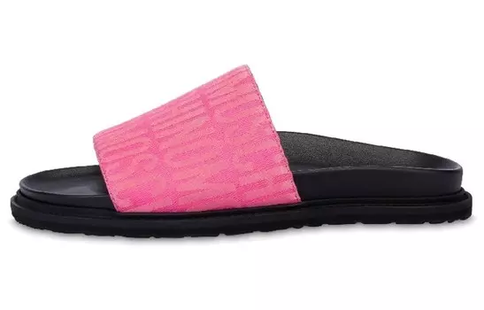 Шлепанцы женские розовый Moschino