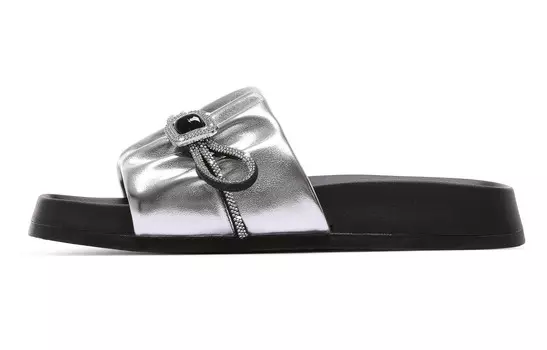 Шлепанцы женские серебряные C°Banner