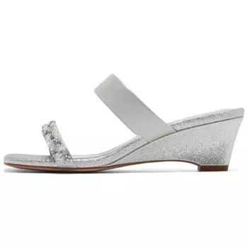 Шлепанцы женские серебряный Joypeace, серебряный