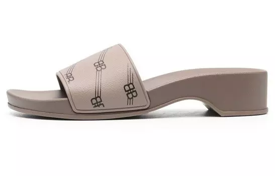 Шлепанцы женские серые Balenciaga