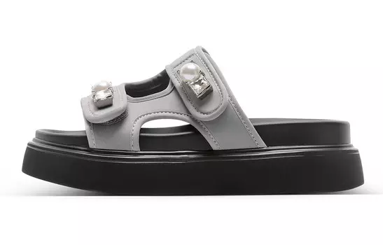 Шлепанцы женские серые C°Banner