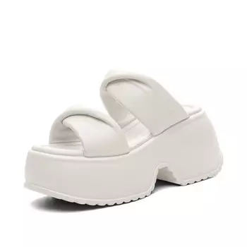 Шлепанцы женские Shangjinni, бежевый