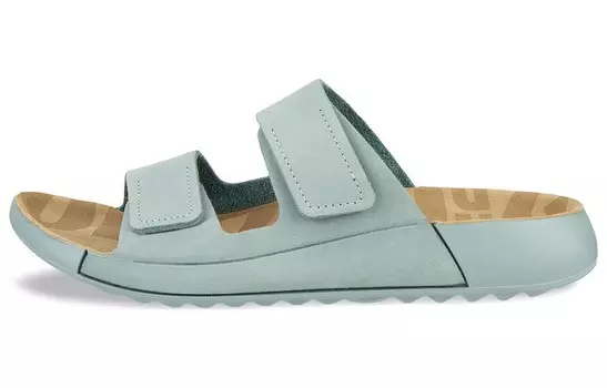 Шлепанцы женские синие Ecco