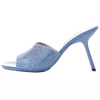 Шлепанцы женские синие Loewe