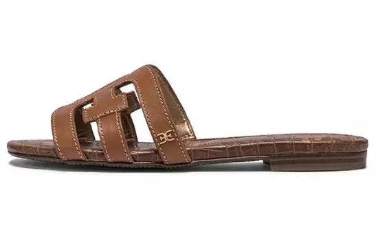 Шлепанцы женские светло-коричневые Sam Edelman