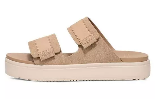 Шлепанцы женские светло-коричневые Ugg
