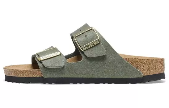 Шлепанцы женские светло-зеленые Birkenstock