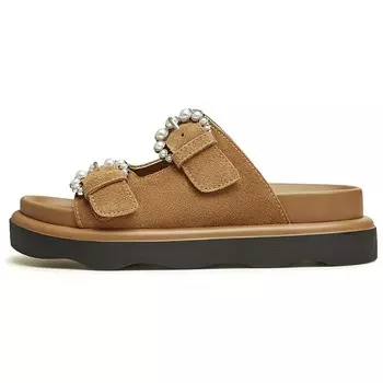 Шлепанцы женские Teenmix, бежевый