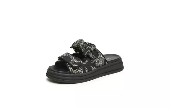 Шлепанцы женские Teenmix, черный