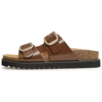 Шлепанцы женские Teenmix, коричневый