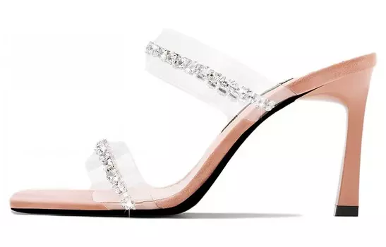 Шлепанцы женские телесного цвета Shudaier, цвет Nude