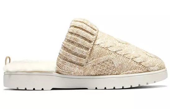 Шлепанцы женские телесного цвета Skechers