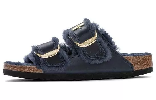 Шлепанцы женские темно-синие Birkenstock
