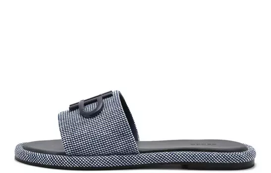 Шлепанцы женские темно-синие Pedro