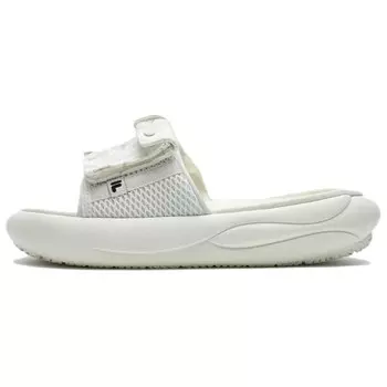 Шлепанцы женские Tofu White / Steed Black Fila Fusion