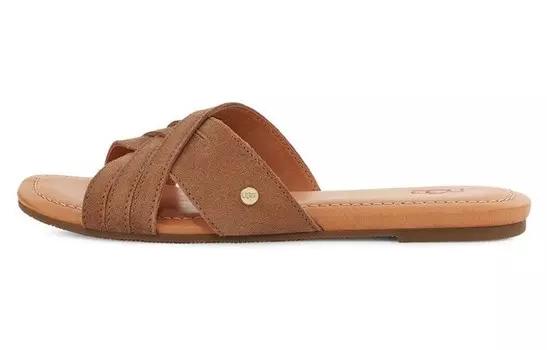Шлепанцы женские Ugg, коричневые