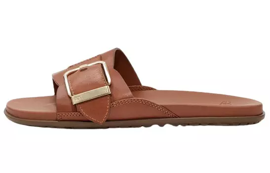 Шлепанцы женские Ugg, коричневые