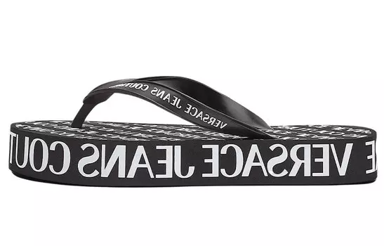 Шлепанцы женские Versace Couture Signature, черный