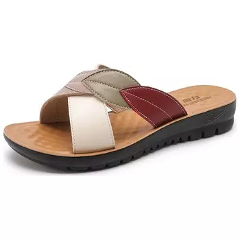 Шлепанцы женские Warrior, бежевый