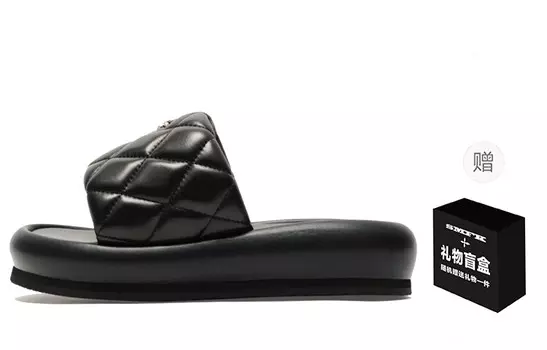 Шлепанцы женские Wilderness черные Smfk