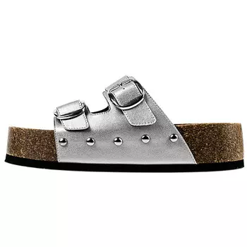 Шлепанцы женские Wonderful Couple, серебряный