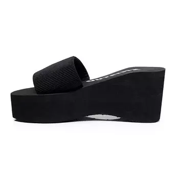 Шлепанцы женские Xmistuo, цвет 7046 Black [3cm Low Heel]