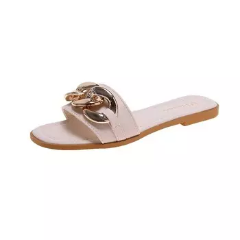 Шлепанцы женские Yalu, бежевый