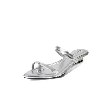 Шлепанцы женские Yeezyy Reezy, серебряный