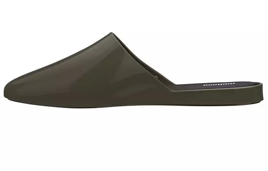 Шлепанцы женские зеленые/черные Melissa