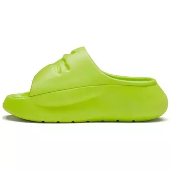 Шлепанцы женские зеленые Lacoste