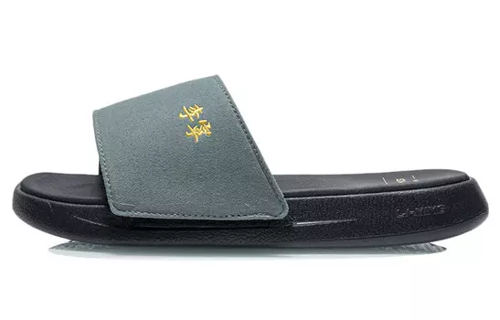 Шлепанцы женские зеленые Lake Blue/Deep Burgundy Lining