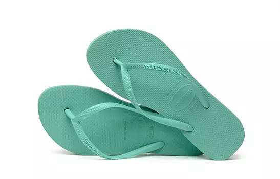 Шлепанцы женские зеленые загар Havaianas
