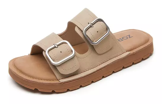 Шлепанцы женские Zgr, коричневый