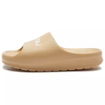 Шлепанцы женские желтые Lacoste